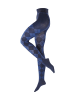 Strumpfhose Fine Argyle in Marine