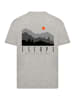 F4NT4STIC T-Shirt Escape Discover the World Forest Landscape in grau meliert
