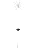 MARELIDA LED Solarstab Feuerwerk Gartendeko in schwarz - H: 100cm