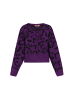 myMo ROCKS Sweater in purple black