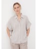 Finn Flare Damenbluse Oversize in grey