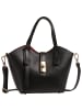 Toscanto Toscanto Handtasche Leder schwarz, rot ca. 24cm