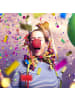 relaxdays Party Popper Streifen in Bunt - 40 cm