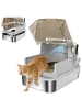 Pawhut Katzentoilette 70L x 50B x 46,5H cm