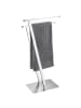 Wenko Handtuchständer LIRIO in Silbern, (B) 20 x (H) 76 x (L) 40 cm
