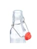 relaxdays 24 x Bügelflasche in Transparent - 100 ml