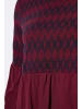 Ulla Popken Langarmshirt in weinrot