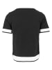 Urban Classics Urban Classics Mesh-T-Shirts in blk/wht