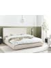 Beliani Doppelbett CAMPAGNE in Beige - (W) 199 x (H) 114 x (L) 232 cm
