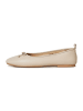 CESARE GASPARI Ballerinas mit flacher Sohle in Beige