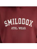 SMILODOX Hoodie Kayson in Bordeaux