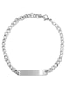 Adeliás Unisex Armband – Panzerarmband aus Edelstahl 19+4 cm in silber
