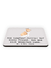 Mr. & Mrs. Panda Magnet Langhaar Collie Freund mit Spruch in Grau Pastell