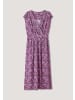 Hessnatur Midi Kleid in purpurlila
