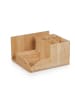relaxdays Schreibtisch Organizer in Natur - (B)21 x (H)11 x (T)19 cm