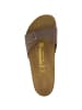 Birkenstock Pantolette Madrid Birko-Flor Nubuk schmal in braun