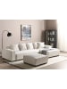 Beliani 2-tlg Ecksofa LUNGO in Weiß