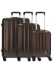 Check.In London 2.0 Trolley-Set 3tlg. (orange) in carbon champagner