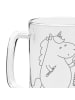 Mr. & Mrs. Panda Gravur Bierkrug Einhorn Sekretärin ohne Spruch in Transparent