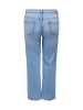 ONLY Carmakoma Curvy Wide Fit Jeans Plus Size Stretch Denim Hose in Hellblau