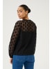 Kaffe Langarm-Bluse KAsilja in Black Deep