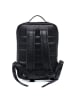 SID & VAIN Leder-Rucksack Leder Backpack Unisex DYLAN in schwarz