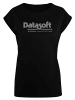 F4NT4STIC T-Shirt Retro Gaming Datasoft Logo schwarz in schwarz