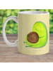 Mr. & Mrs. Panda Tasse Avocado Pfeifen ohne Spruch in Gelb Pastell