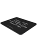 Mr. & Mrs. Panda Mousepad Spruch Liebe Hebamme mit Spruch in Schwarz
