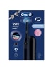 Oral-B Elektrische Zahnbürste "iO2 + 12 Aufsteckbürsten Sanfte Reinigung" in Schwarz