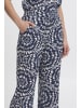 ICHI Casual Hose IHAYA Regular fit in Total Eclipse Ikat Circle