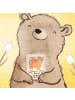 Mr. & Mrs. Panda Windlicht Glas Chow-Chow Moment mit Spruch in Transparent