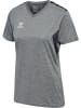 Hummel Hummel T-Shirt Hmlauthentic Multisport Damen Atmungsaktiv Feuchtigkeitsabsorbierenden in GREY MELANGE