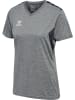 Hummel Hummel T-Shirt Hmlauthentic Multisport Damen Atmungsaktiv Schnelltrocknend in GREY MELANGE