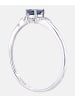 Diamant L'éternel Verlobungsring aus 375 Weißgold mit Diamant mit Saphir