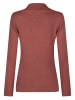 Felix Hardy Schlichter Schal Kragen Langarm Pullover in Rosa