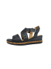 remonte Keilsandalen für Damen in schwarz