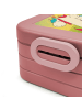 Mr. & Mrs. Panda Bento Box Einhorn Mitteilung Design mit Spruch in Rot Pastell