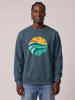 wat? Apparel Sweatshirt Summer Sun in Petrol