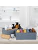 relaxdays 4-tlg. Schubladen-Organizer Set in Grau