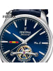 Festina Analog-Armbanduhr Festina Swiss Made Blau groß (ca. 41,5mm)