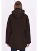 DreiMaster Damen Winterjacke in Dunkelbraun