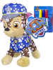 Paw Patrol Paw Patrol Doodle Pup Ausmalbares Kuscheltier Waschbar Blau in Blau