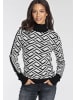 Melrose Rollkragenpullover in schwarz-weiß