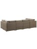 Beliani 21-tlg Lounge Set BELVEDERE in Braun