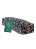 DoYourFitness Yoga-Bolster Paravati gefüllt Dinkelspelz schwarz/weiß eckig Style 7 Schwarz