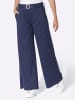 Heine Jersey-Hose in marine-silberfarben Nadelstreifen