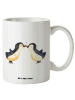 Mr. & Mrs. Panda Riesenkaffeetasse Pinguin Liebe ohne Spruch in Weiß
