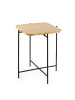 CALICOSY Beistelltisch JAMIE in Schwarz - (W) 46  x (H) 56  x (L) 46  cm