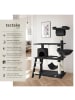 tectake Katzenbaum Marcel 141 cm Diverse Farben - Schwarz